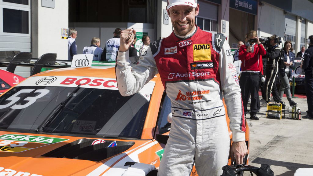 Green takes narrow race one pole in Austria